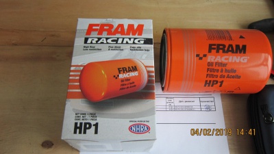 Масляный фильтр FRAM RACING HP1 32500125 GM KS85